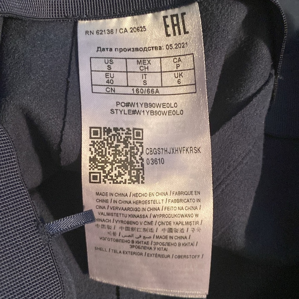 Guess dark blue faux suede pants small - Picture 5 of 6